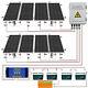 8-200w 1600w Watt 24 Volt Complete Solar Panel System For Home Garden Farm