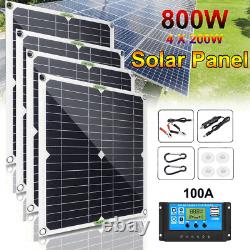 800 Watts Solar Panel Kit 100A 12V Battery Charger with Controller Caravan Boat