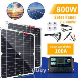 800 Watts Solar Panel Kit 12V Battery Charger with 100A Controller Caravan Boat US
