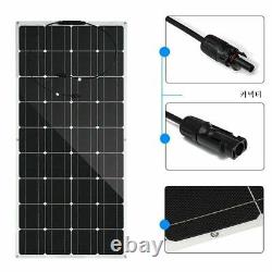 800W 400 Watt Monocrystalline Solar Panel Kit 18V Power RV Car Battery Charger