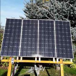 800W Solar Panel Watt Monocrystalline PV Power 12V For Home RV Marine Car US