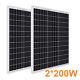 800w Watt 12v Mono Solar Panel Pv Module For Rv Marine Home Camping Off-grid Us
