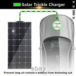 800With400W Watt Flexible Camping Car Solar Panel Kit 18V Power RV Battery Charger