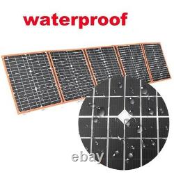 80W Watts 18V Foldable Solar Panel Kit For Portable Power Station Battery Charge