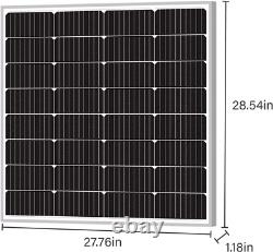 9BB Cell 100W Monocrystalline 100W 12V Solar Panel 100W New 12V Compact Design H