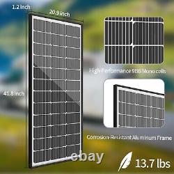 9BB Solar Panels 200 Watt Solar Panel High Efficiency 2pcs 100 Watt Solar Panel