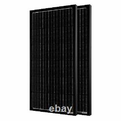 ACOPOWER 2x100 Watts Monocrystalline All Black Solar Panel 200W