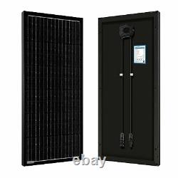 ACOPOWER 2x100 Watts Monocrystalline All Black Solar Panel 200W