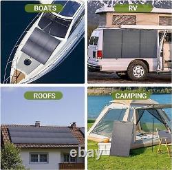 ALLPOWERS 100W Watt Flexible Solar Panel kit 25V Mono Home Rooftop