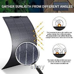 ALLPOWERS 100W Watt Flexible Solar Panel kit 25V Mono Home Rooftop