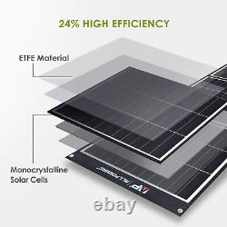 ALLPOWERS 200W Portable Monocrystalline Solar Panel Fast charging