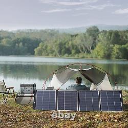ALLPOWERS 200W Portable Solar Panel Mono Foldable Solar Panel Charge Generator