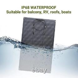 ALLPOWERS Flexible Solar Panel 200W 32V IP68 Off-Grid for Roof RV Boat refubishe