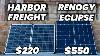 Best Solar Panel Harbor Freight 100 Watt Solar Vs Renogy Eclipse Solar