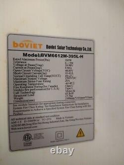Boviet 395 watt solar panels- Brand new pallet of 30