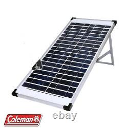 COLEMAN 80 Watt 2 x 40W 12 V Solar Panel with Stand 40 Watt 12 Volt Crystalline