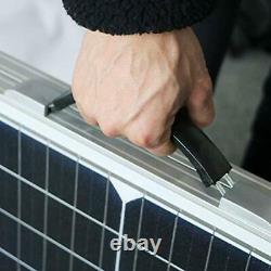 DOKIO Foldable Solar Panel 100 Watt Monocrystalline Solar Suitcase Portable w