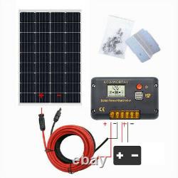 ECO 100W 200W 400W 600W +20% Watt 12V 24V Solar Panel Kit RV Trailer Van US