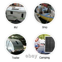 ECO 130W Watt 100W 12 Volt mono flexible solar panel for RV boat camping home