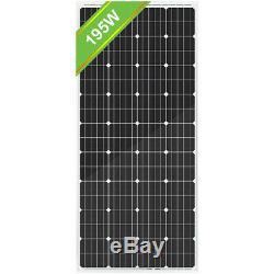 ECO 200W Watts Solar Panel Battery Charge for 12V RV Boat Home Car Off Grid kit