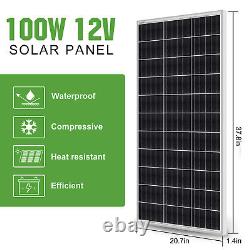 ECO 600w Watt Solar Panel Kit LiFePO 4 Battery Inverter Off grid Boat RV Solar