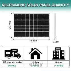 ECO-Baeerss 200W Watt Mono Solar Panel 12V Panel Solar RV Camping Home Off Grid
