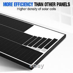 ECO-WORTHY 100W 150Watt Monocrystalline Solar Panel PV 12Volt Cabin Home Roof RV
