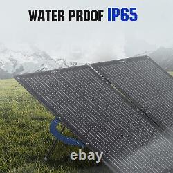 ECO-WORTHY 100W Portable Solar Panel, Foldable Solar Panel Kit with Adjustabl