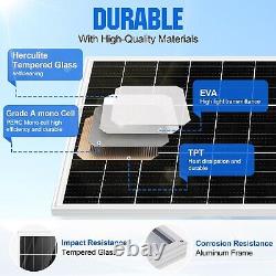 ECO-WORTHY 195 Watt 12 Volt Monocrystalline Solar Panel Module Off Grid PV Po
