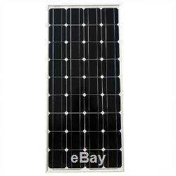 ECO-WORTHY 200W 120W 100W 100 Watt Monocrystalline Solar Panel 12V RV Marine