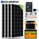 Eco-worthy 400w Watt 12v Mppt Solar Panel Kit 100ah Lithium Battery Rv Off Grid