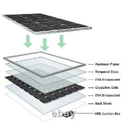 ECO-WORTHY Solar Panel 100W 195W Watt Monocrystalline 12V RV Marine Product