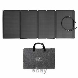 EF ECOFLOW 160 Watt Portable Solar Panel for Power Station, Foldable Solar