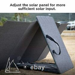 EF ECOFLOW 160 Watt Portable Solar Panel for Power Station, Foldable Solar