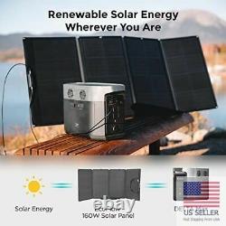EF ECOFLOW DELTA Max (2000) Solar Generator 2016Wh with 4 X 160W Solar Panel