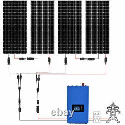 Eco-worthy 2000W 1600W 1200W 800W Watt On Grid Tie Solar Panel Kit For Home US