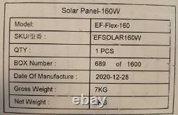 EcoFlow 160-Watt Folding Solar Panel For EcoFlow Power Stations