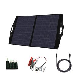 FLEXSOLAR C100 100 Watt Foldable Portable Solar Panel Charger with Stand and Bag