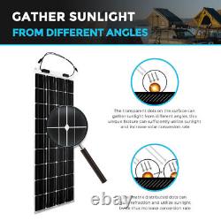 Flexible Solar Panel 100 Watt 12 Volt Monocrystalline Bendable Mono Off-Grid