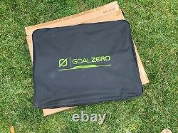 Goal Zero Boulder 100 Briefcase 100 watt solar panels + 30ft 8mm cable included
