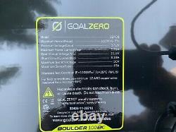 Goal Zero Boulder 100 Briefcase 100 watt solar panels + 30ft 8mm cable included