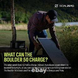 Goal Zero Boulder 50 Watt Monocrystalline Solar Panel