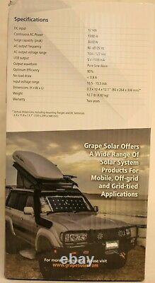 Grape Solar 600W Off-Grid Solar Kit 1800-Watt Continuous AC Output No Panels