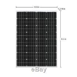 HQST 100W Watt Solar Panel 12V Mono 600W 500W 400W 300W 200W RV Home Garden
