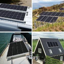 HQST 175W Watts 12V Mono Solar Panel 180 Watt Power RV Car Boat Camping Off Grid