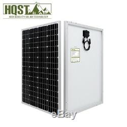 HQST 200 Watt 12V Mono Solar Panel Starter Kit Battery Charger RV Home Off Grid