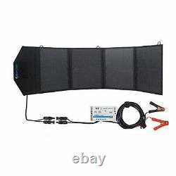 HY4x12.5W 12V 50 Watt Portable Solar Panel Kit With 5A Charge Controller for RV Bo