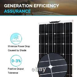 House 300 WATT Flexible Solar Panels Kit 300W Monocrystalline for Home RV Boat