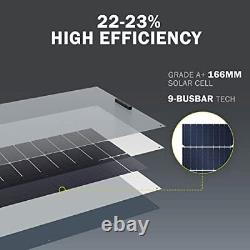 Hqst 100w 12v Flexible Monocrystalline Solar Panel9bb 100 Watts Mono Solar Panel