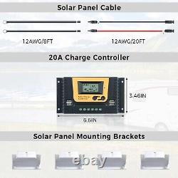 JJN 9BB Solar Panel 12V 100w 200w 300w High Efficiency Solar Panels Kit